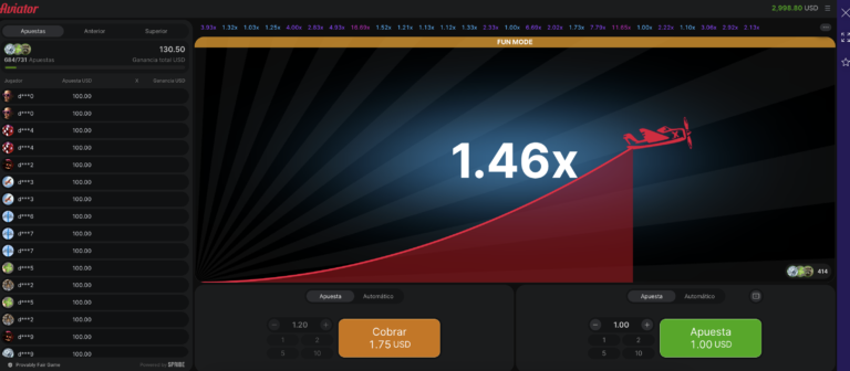 Juega aviator step 1